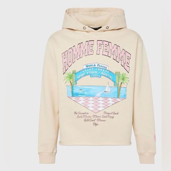 HOMME FEMME Yacht Club Hoodie Cream -
HommeFemmeLA size extra large - Picture 10 of 10